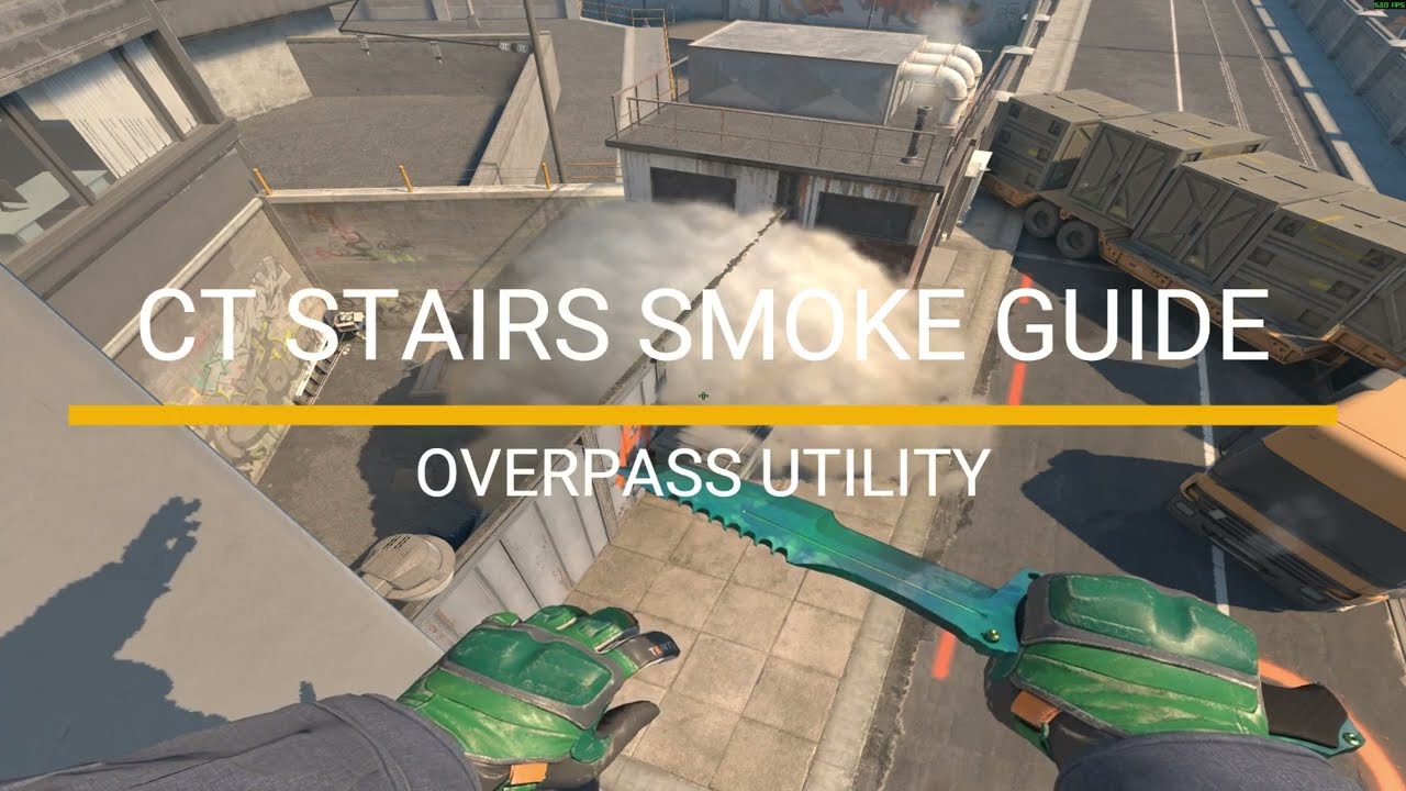 CT Stairs Smoke Guide - Overpass Utility  CS2