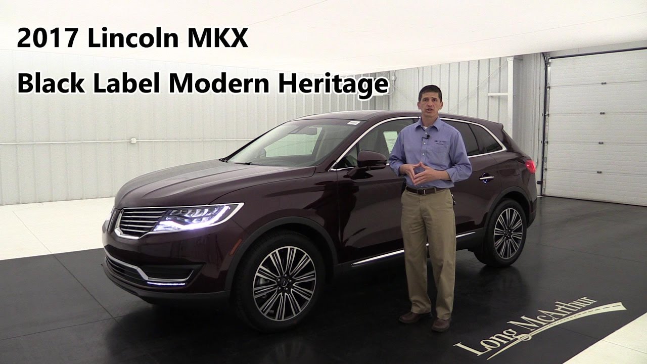 2017 Lincoln MKX Black Label Modern Heritage 