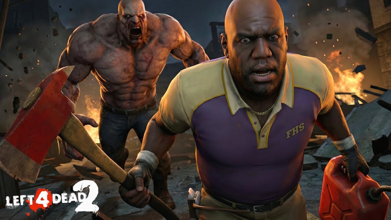 ЭТА ЧЕРНОЖОПАЯ МАКАКА ДЕЙСТВИТЕЛЬНО БЫСТРО БЕГАЕТ! left 4 dead 2 single speed run expert 