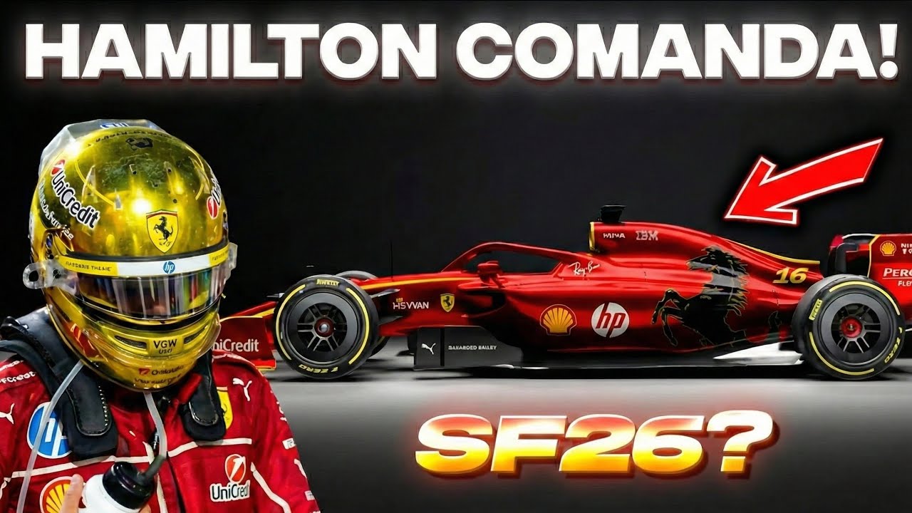 🔥Grandes mudanças no SF26 de Lewis Hamilton na Ferrari acabaram de vazar!