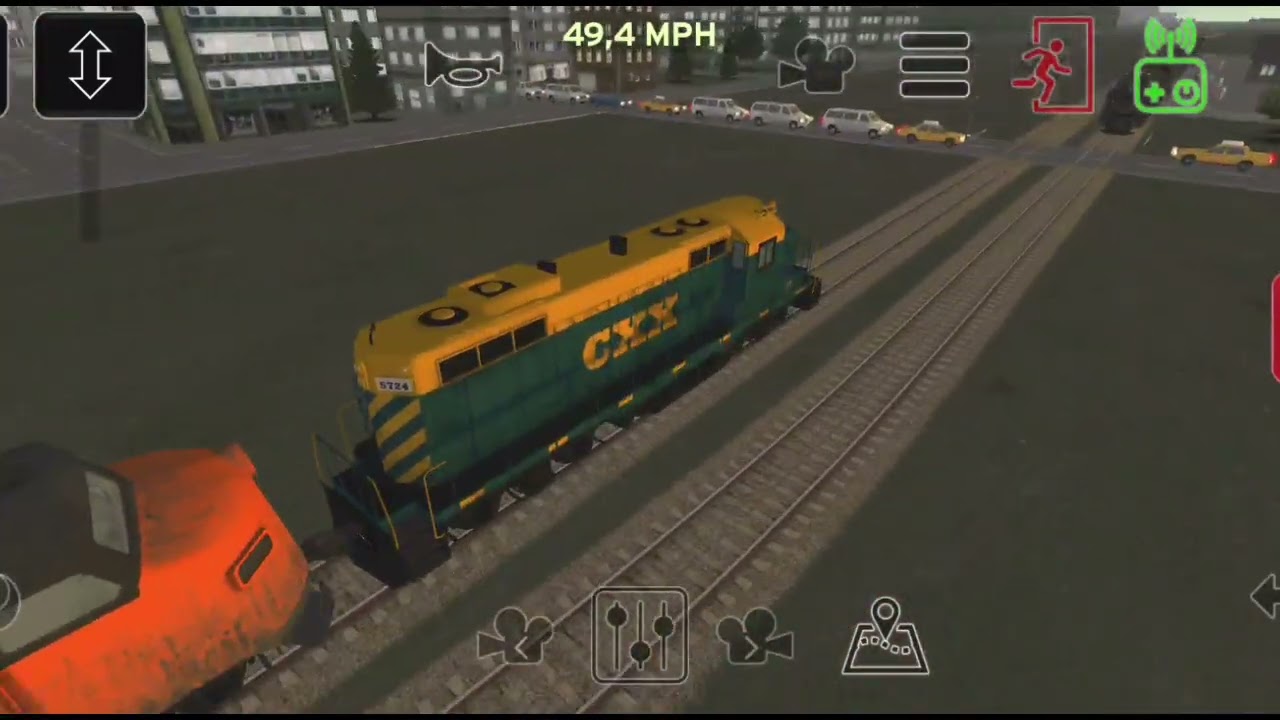 Train and rail yard simulator railfanning #5 | siding
