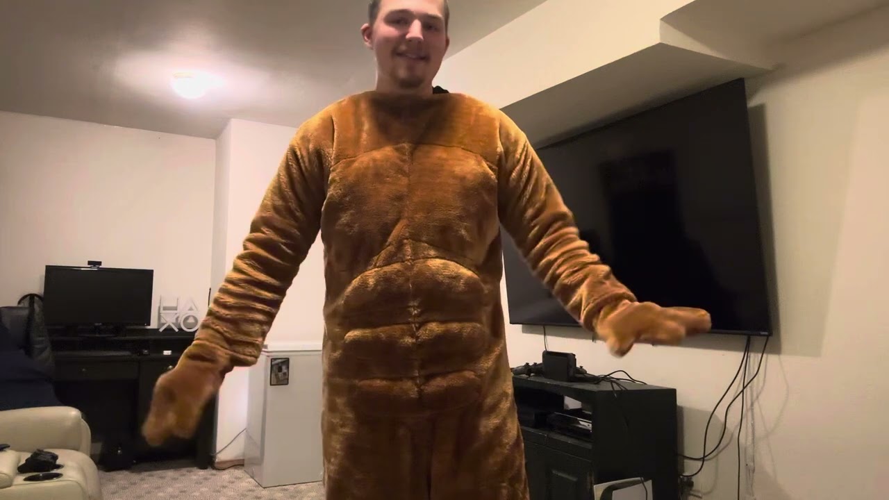 Cougar Mascot Suit Up