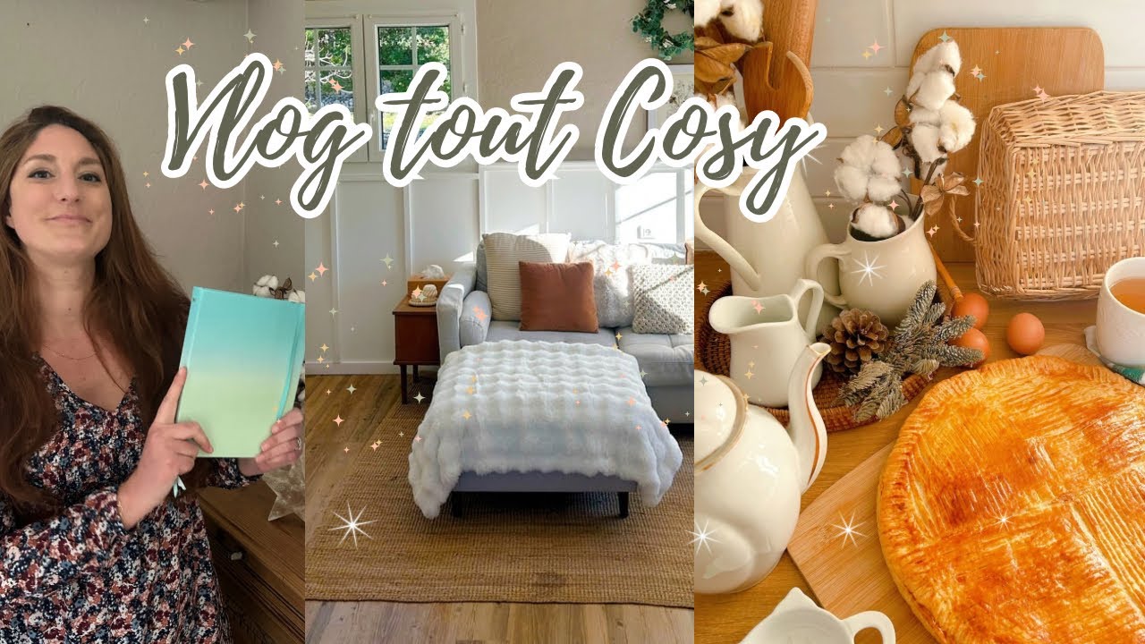 Vlog de Janvier tout cosy 🌟 Bonnes habitudes, Déco, Pâtisserie et Organisation Carnet de Lectures