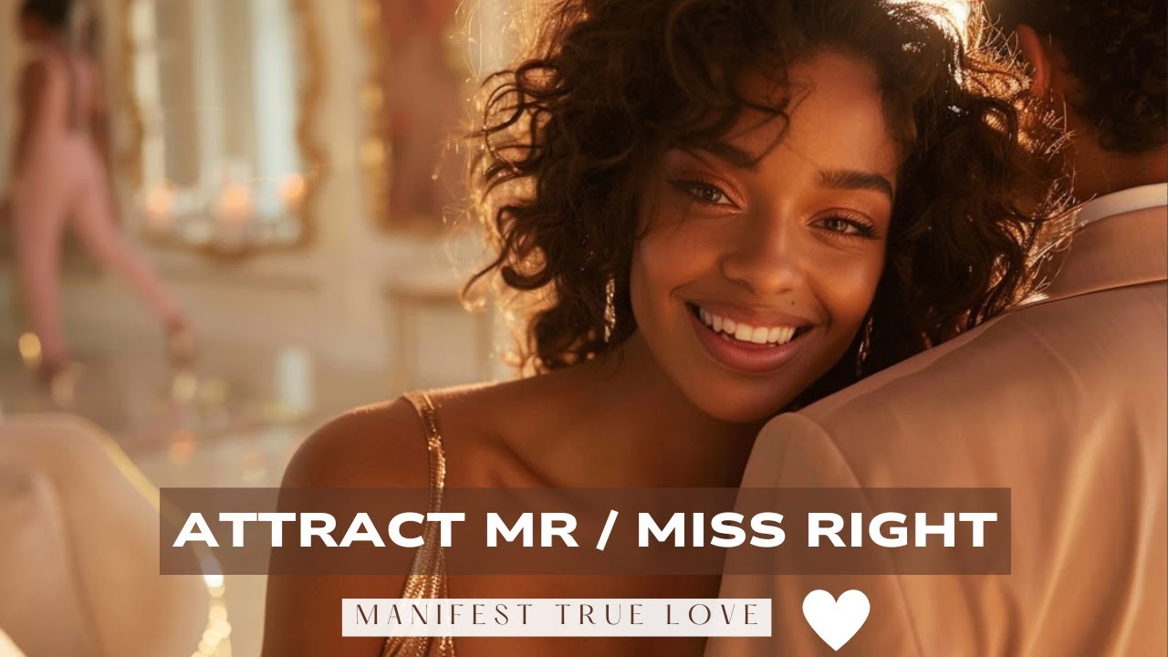 💞 Attract Mr / Miss Right | Jazz Affirmation Music for True Love & Soulmate Manifestation