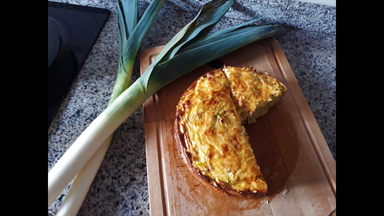 Quiche de puerro!