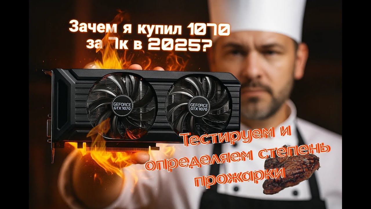 Прожарка GTX 1070 8GB за 7500р Выживание на LGA 1150 в 2025. Апгрейд и тест ПК