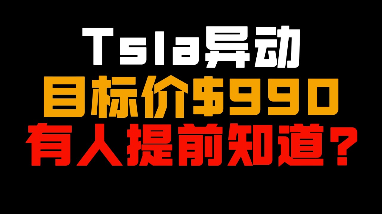 Tesla今年跌10%，但有人花2000万赌它年底翻倍？我拆了他们的牌