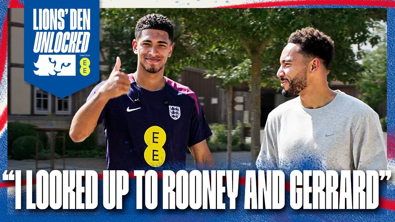 Bellingham Chats: Heroes, Proudest Supporter & Football Icks 🤣 | Lions' Den Unlocked Connected By EE