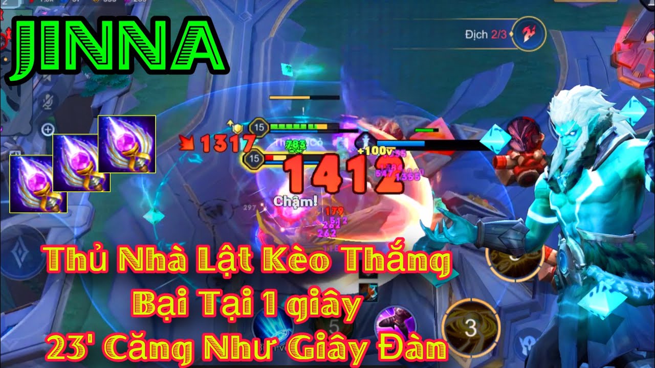 JINNA Tăng Sức Mạnh 23 Phút Lật Kèo Cực Căng Thắng Bại Tại 1 giây