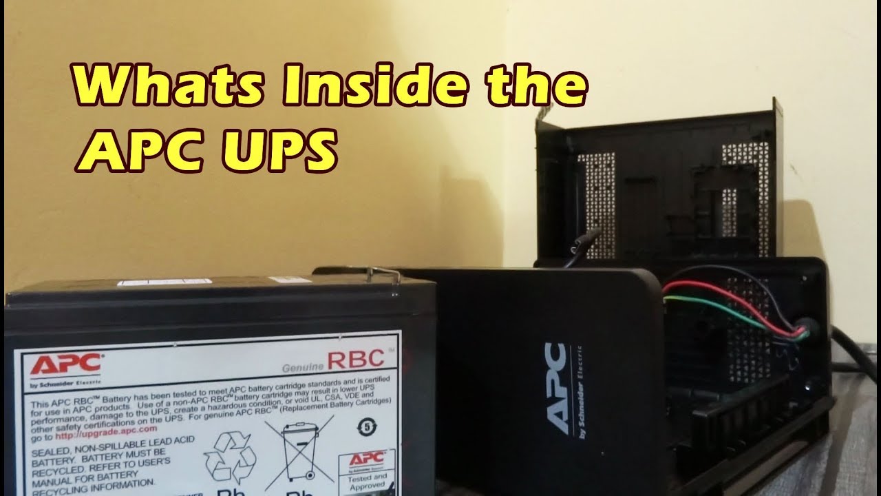 How to Replace Battery of any UPS | What is inside APC UPS
