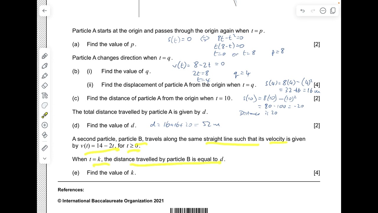 AA SL TZ2 paper 1 May 2021 q9