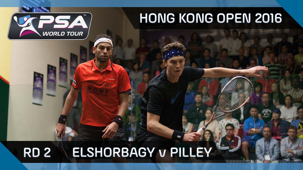 Squash: Hong Kong Open 2016 - Mo. Elshorbagy v Pilley - Rd 2 Highlights