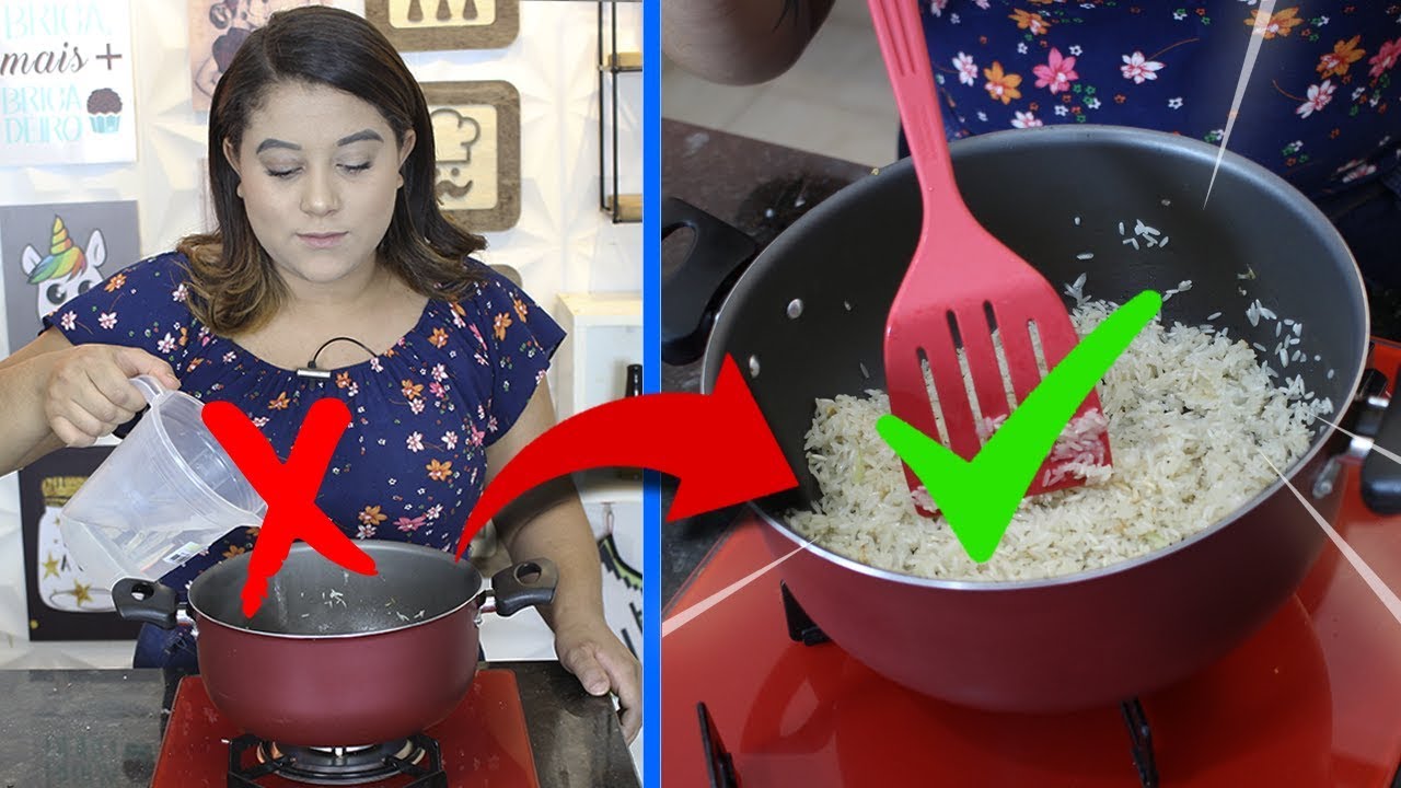 Não faça isso se quiser um arroz soltinho! Segredos da Cozinha