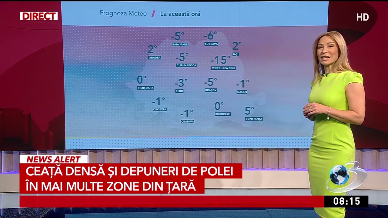Vremea se &icirc;ncălzește ușor &icirc;n aproape toată țara