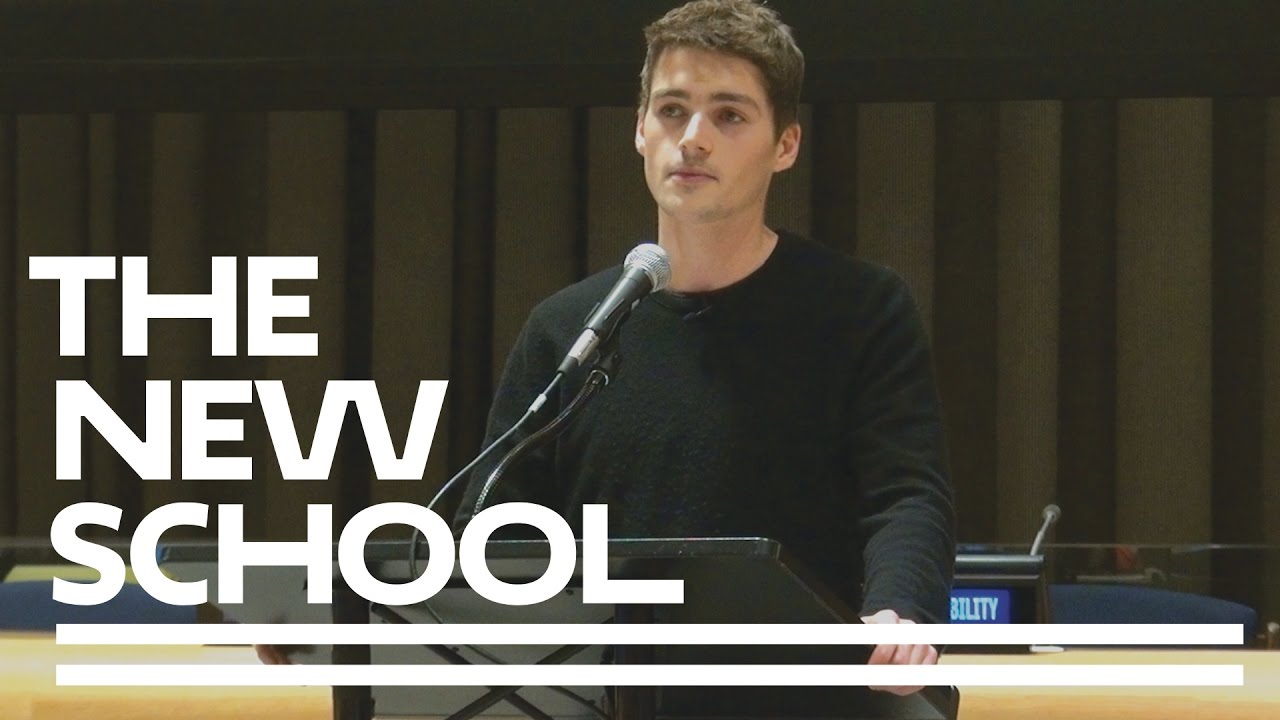 Finn Harries Talks to Fellow Parsons Students at the United Nations | Parsons School of Design
