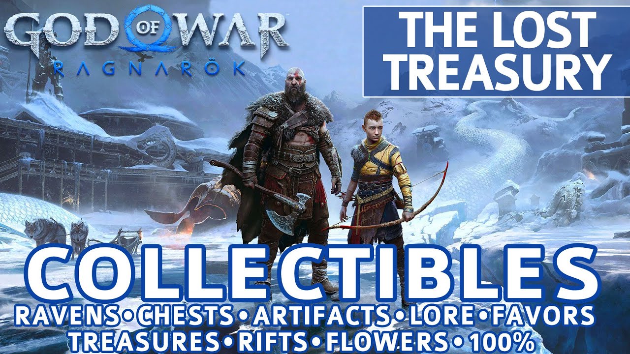 God of War Ragnarok - The Lost Treasury Все локации коллекционных предметов (сундуки, артефакты, ...
