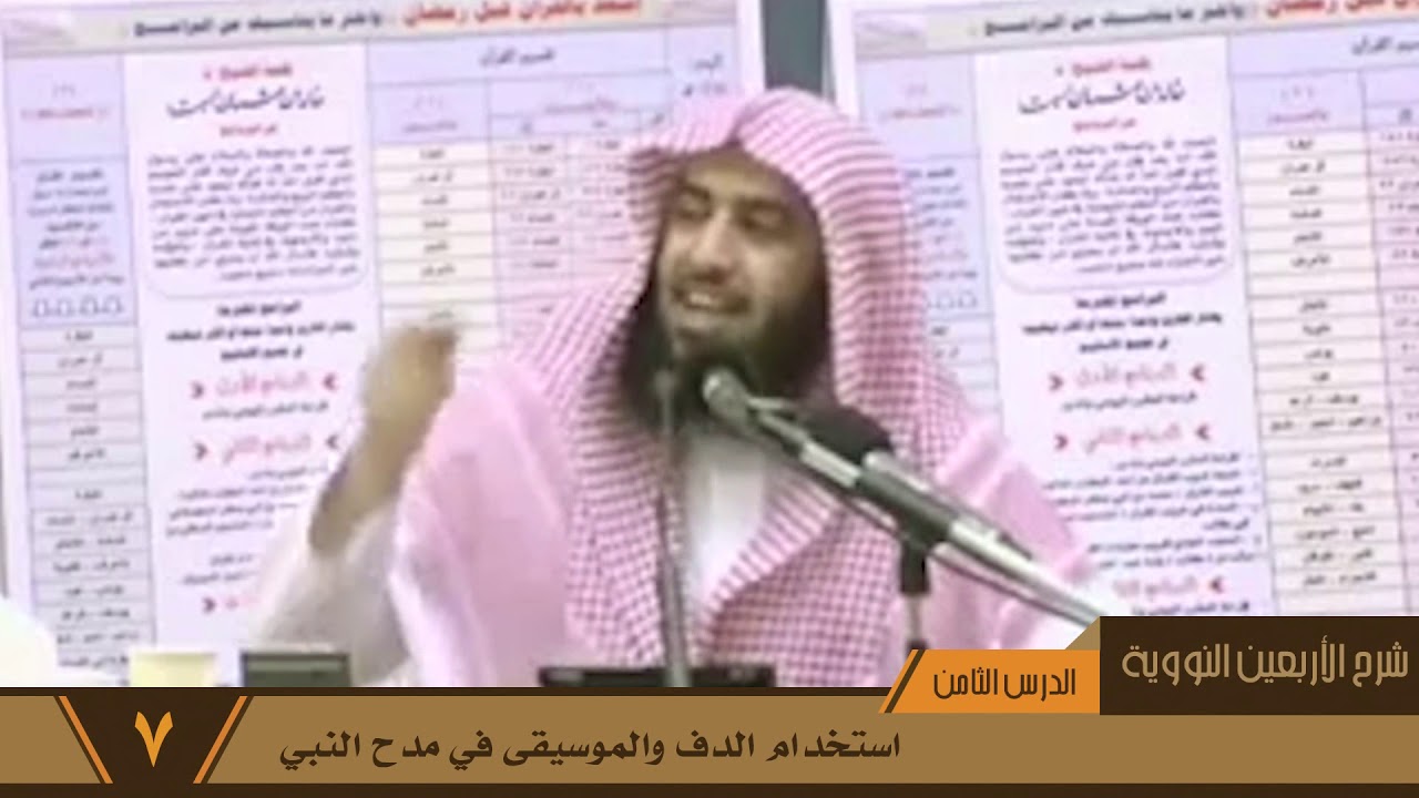 138- استخدام الدف والموسيقى في مدح النبي