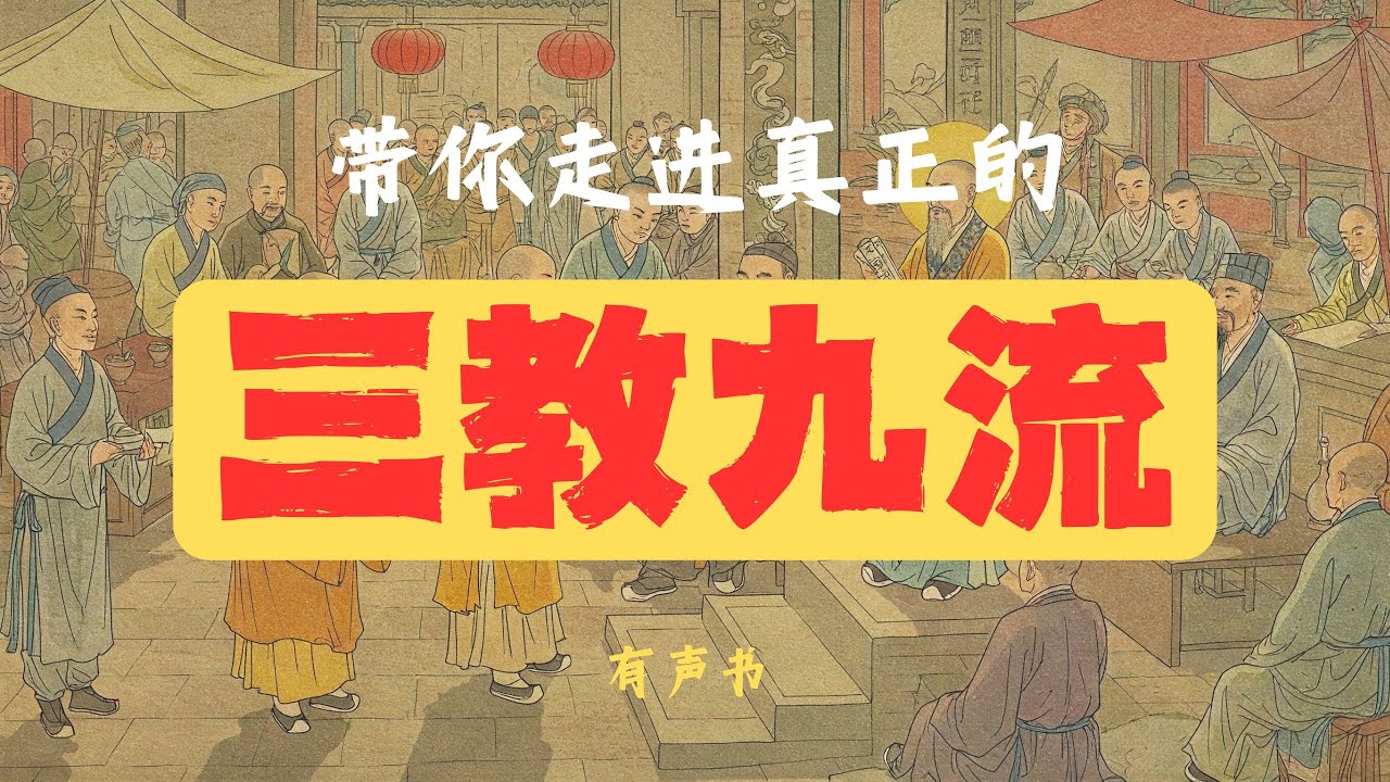 《三教九流》有声书第1部分 | 揭秘中国古代三教九流  #三教九流 #儒释道 #中国文化 #国学智慧 #百家争鸣 #三教文化 #九流学派 #传统文化 #文化解读 #历史解析 #中国哲学 #社会阶层