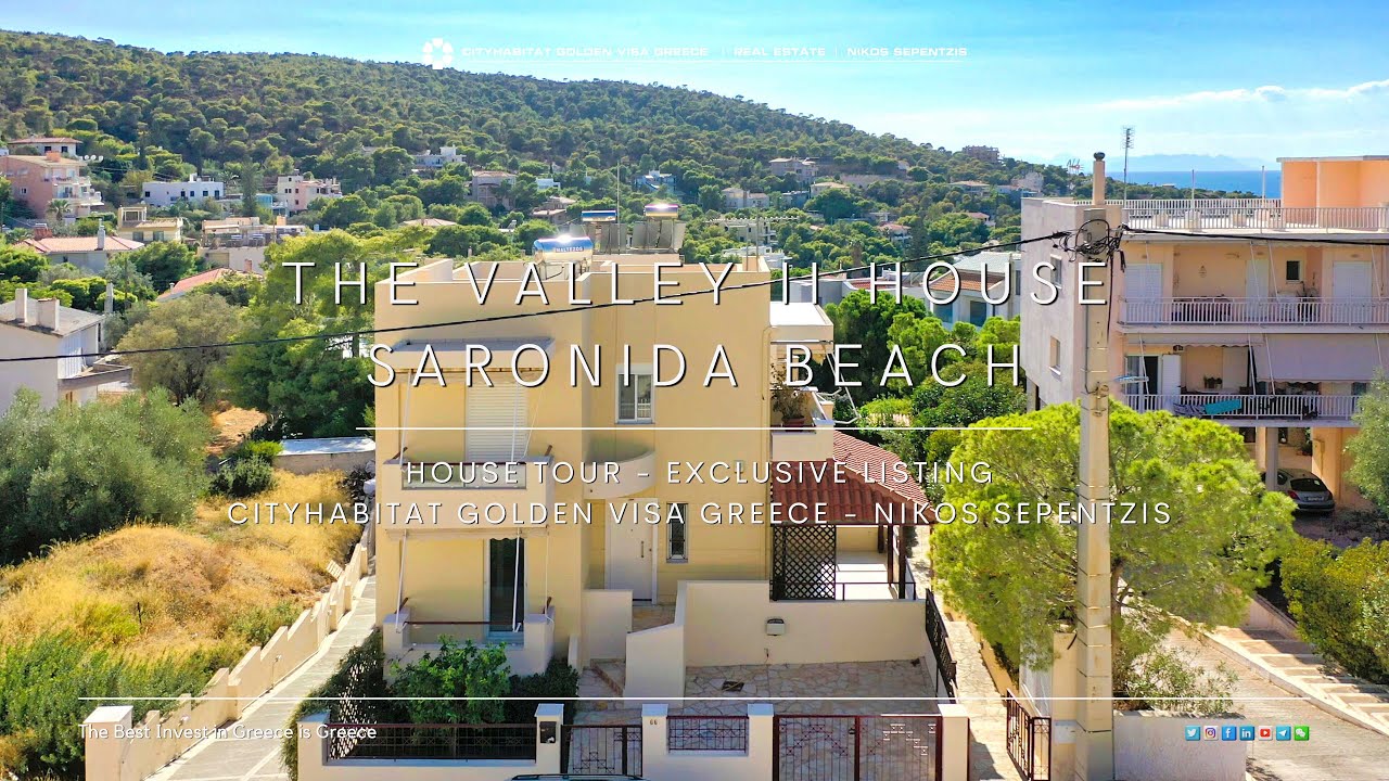 Detached House for Sale in Saronida, Greece | 114 sqm | Golden Visa Greece Real Estate