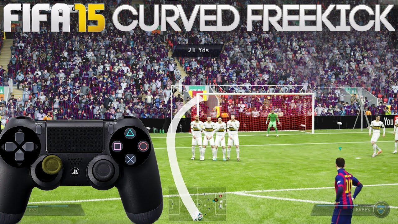 Fifa 15 CURVE FREE KICK TUTORIAL