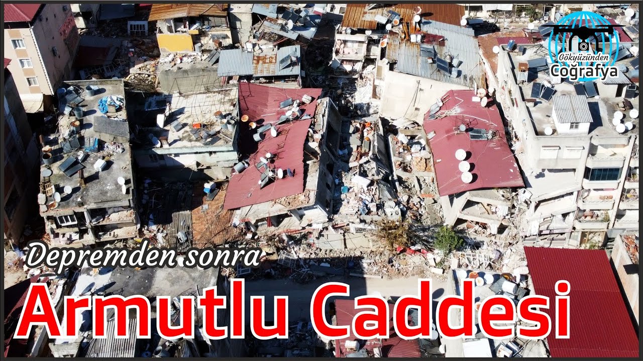 Depremden sonra Armutlu Caddesi, Hatay