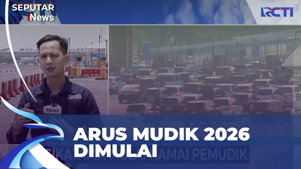 Arus Mudik 2026 Dimulai, GT Cikatama Dipadati Kendaraan Pemudik | SIS (15/3)