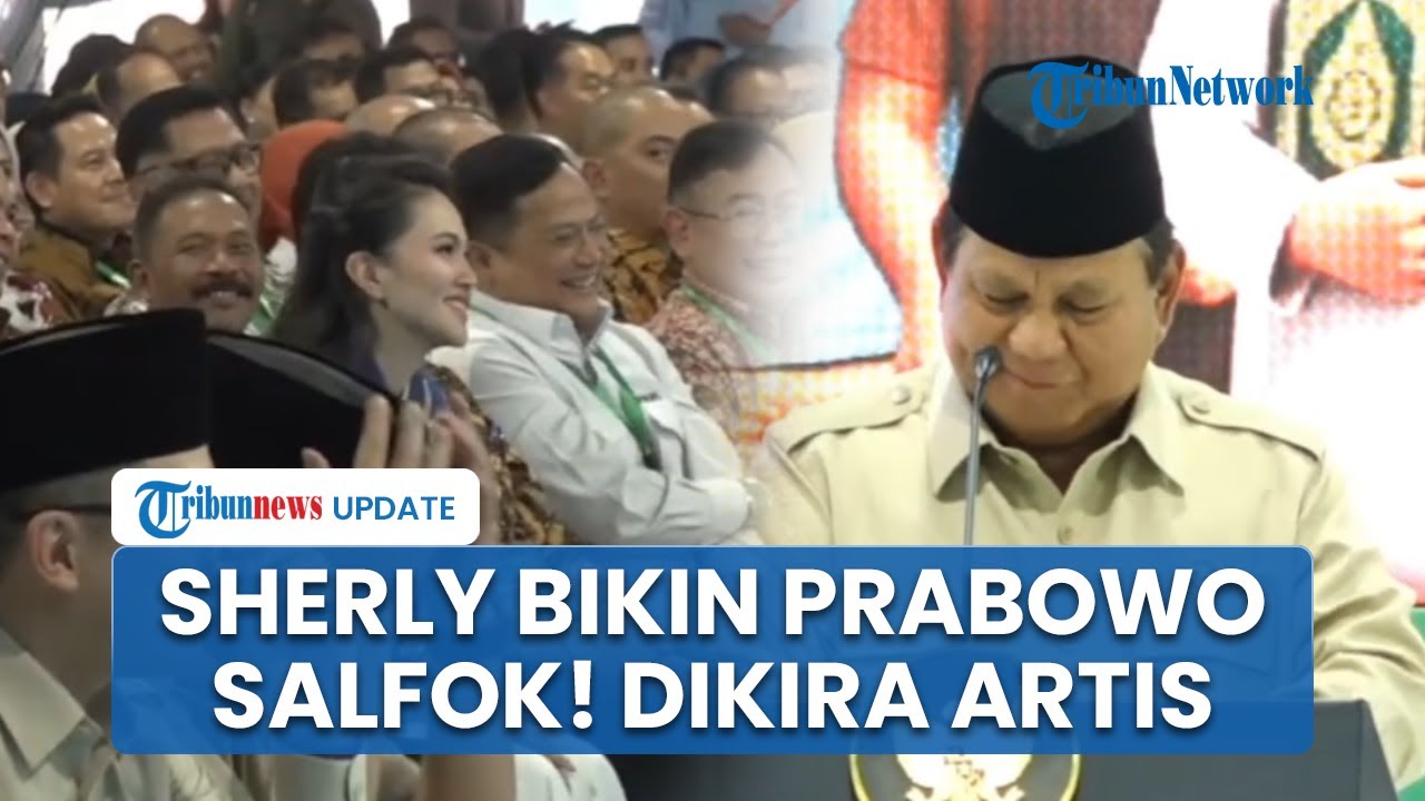Sapa Gubernur Terkaya, Prabowo Salfok dengan Penampilan Sherly Tjoanda: Saya Kira Bintang Film