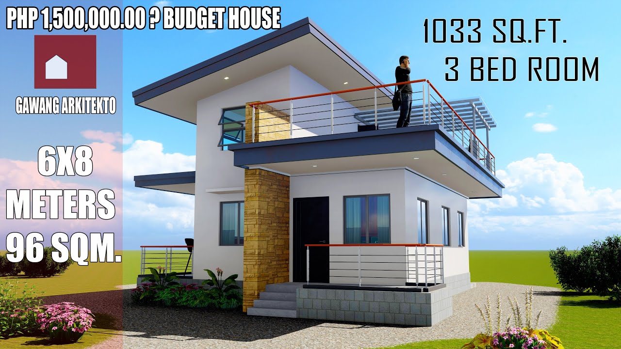 3 Bedroom Modern Bungalow House Design