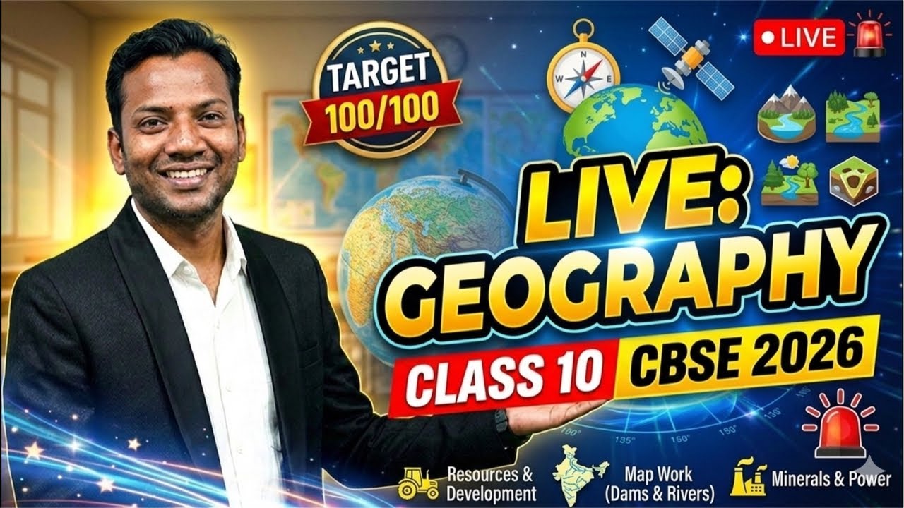 🌍 Class 10 Geography: Full Chapter One-Shot | CBSE 2026 Special
