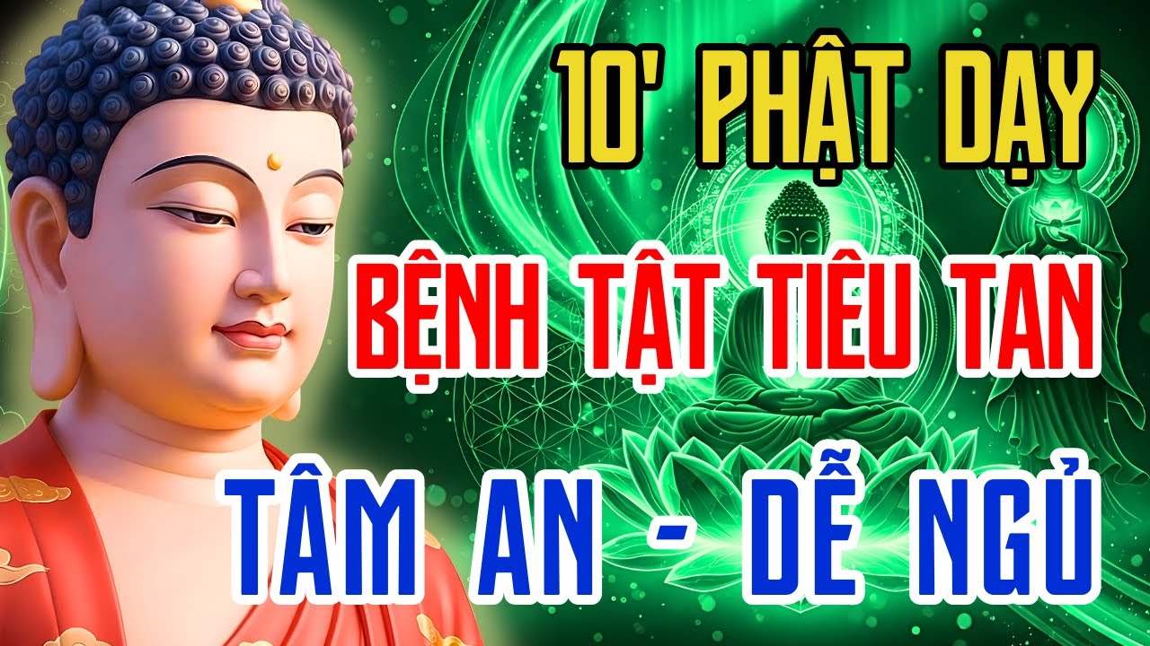 10 Phút Trước Khi Ngủ Nghe Phật Dạy 🌙 Bệnh Tật Tiêu Tan, Ngủ Yên, Nghiệp Nhẹ Dần