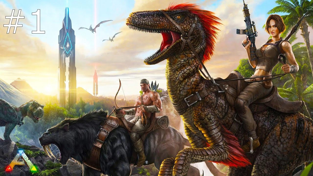 Wir überleben 100 Tage Ark The Island! Tag 1