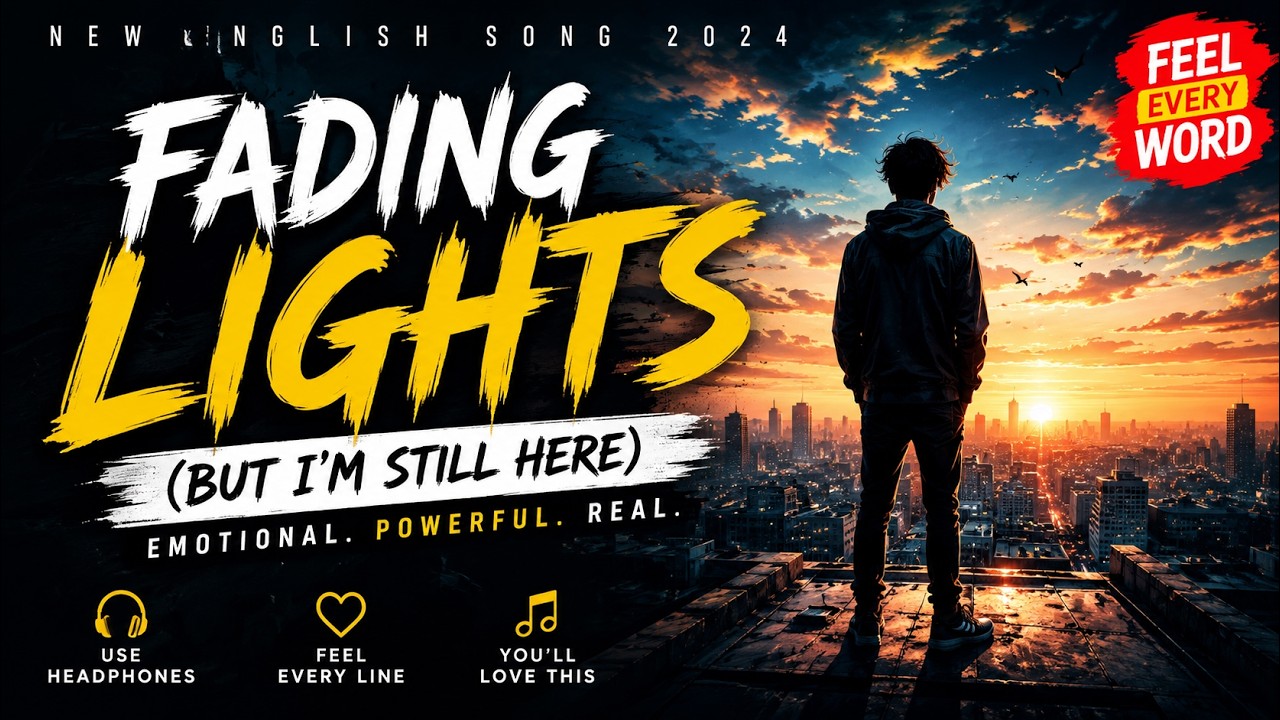 Fading Lights (But I'm Still Here) | Emotional English Song 2026 | Heart Touching Music