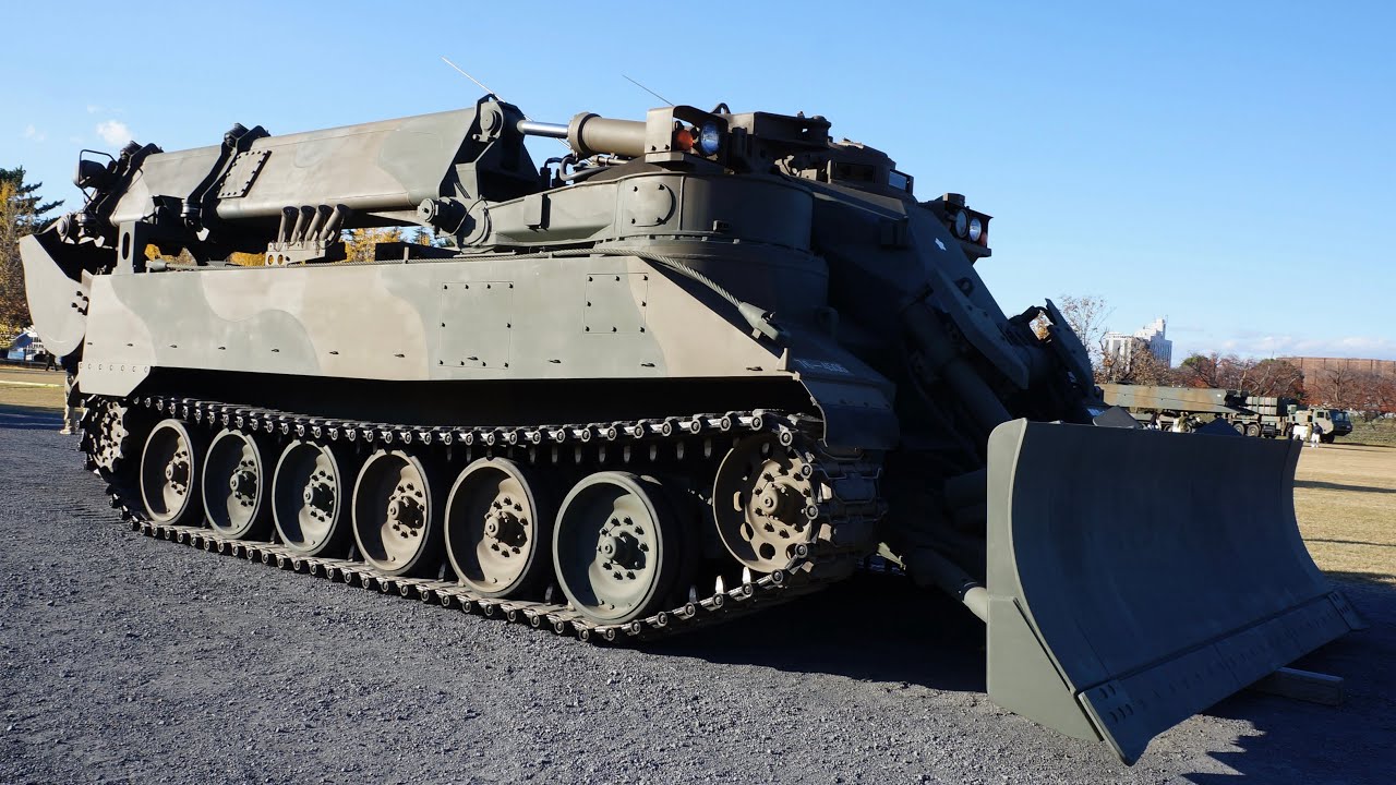 陸上自衛隊 施設作業車