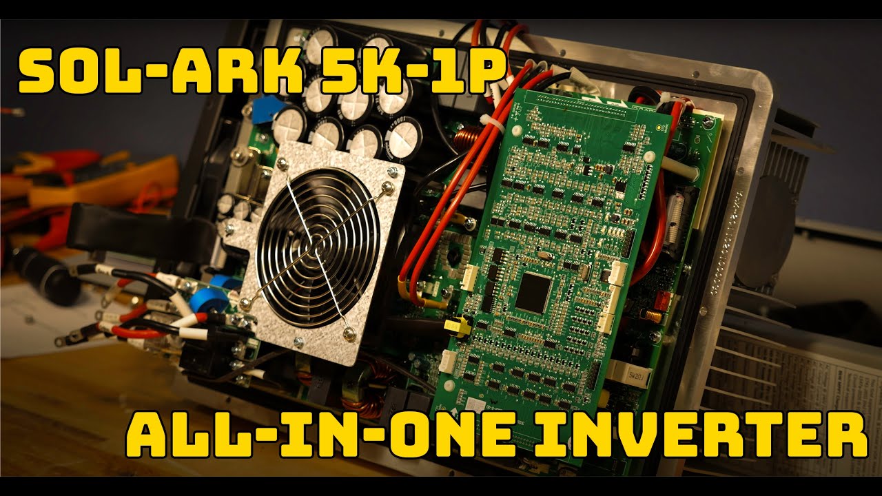 Тестирование и разборка гибридного инвертора Sol-Ark 5K1P «все в одном»!⚡️⚙️