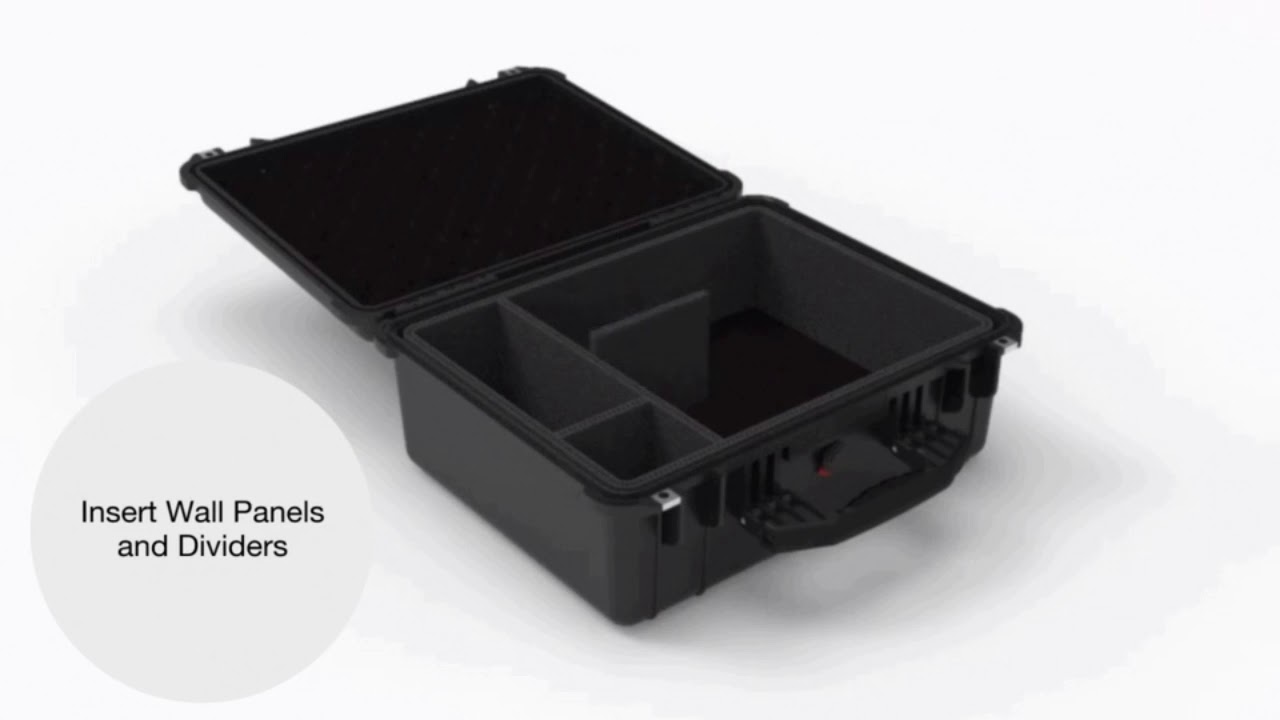 Case Divider System for Pelican cases by Cobra Foam Inserts and cases
