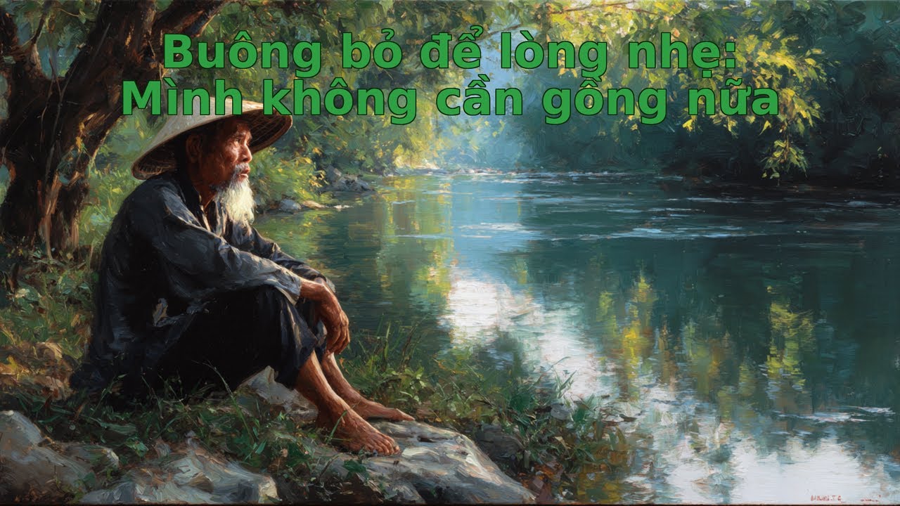 Buông bỏ để lòng nhẹ: Mình không cần gồng nữa