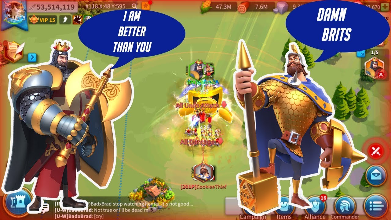 Battle Guide Richard YSG vs Martel YSG | Rise of Kingdoms