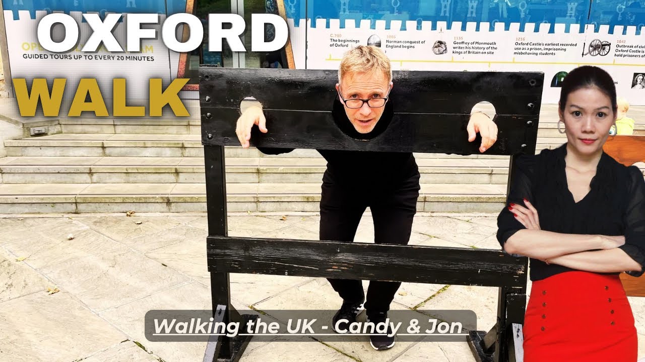 Oxford Walking Tour 4K 🇬🇧 | Historic Streets, Colleges & Hidden Gems | Candy & Jon