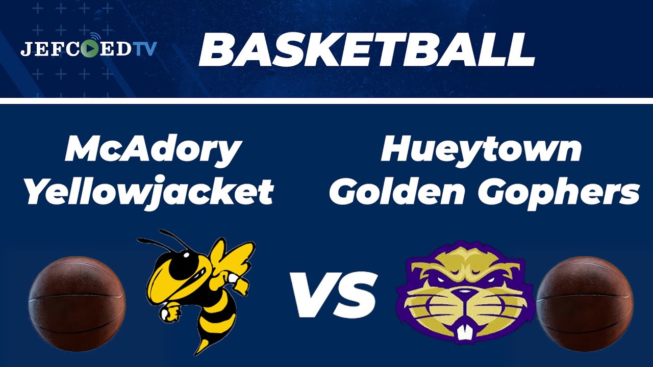 Hueytown vs McAdory Boys Varsity Basketball Jan 14, 2025