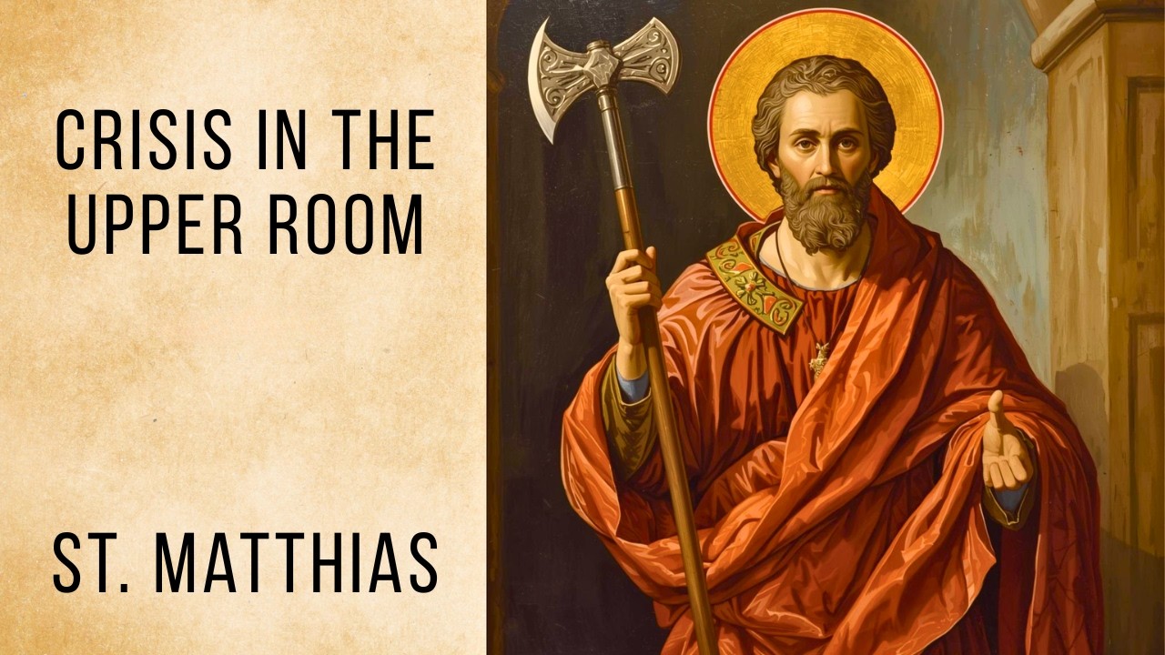 In the Upper room, Peter stands up and explains the crisis.