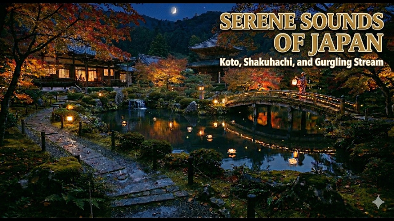 【Zen Music】心を整える和の静寂。琴のアルペジオと尺八の癒やし｜Japanese Garden Ambient for Deep Focus