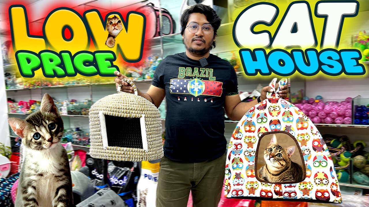 কম দামে বিড়াল ও কুকুরের থাকার ঘর ।। Low Price Cat, Kitten & Puppy Dog House In BD #petshop