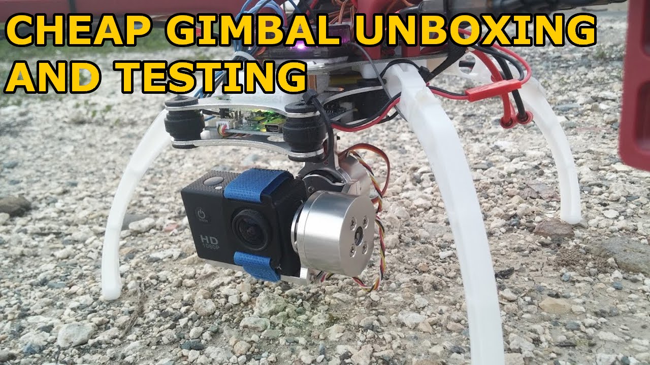 Cheap ebay gimbal unboxing and testing on DJI F450