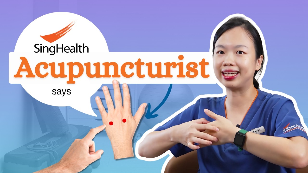 How to Relieve Lower Back Pain? EASY Acupressure Techniques from TCM | SingHealth Acupuncturist Says