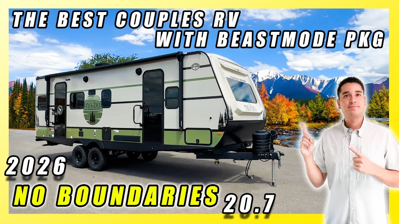 2026 NO BOUNDARIES 20.7 BEASTMODE PKG THIS IS THE BEST COUPLES TRAVEL TRAILER NOBO IS MAKING IN 2026