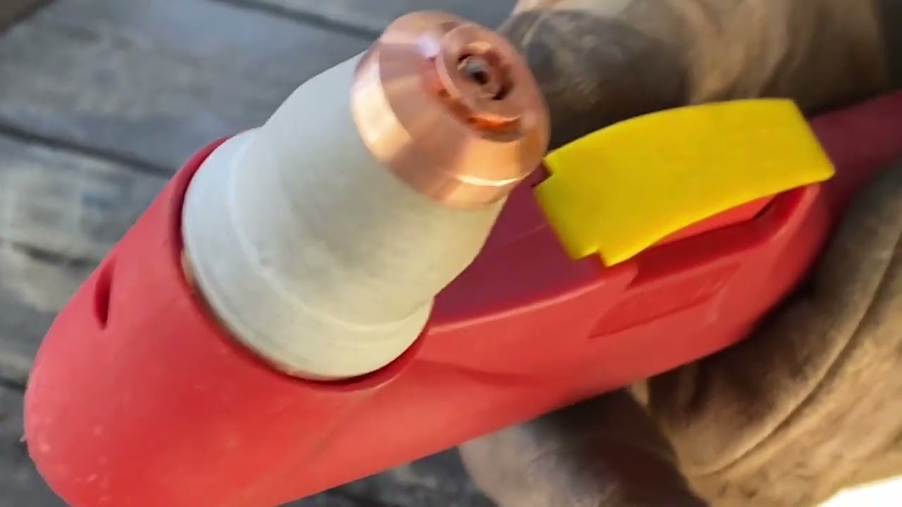 PrimeWeld Cut60 PT60 Plasma Torch Tip Testing