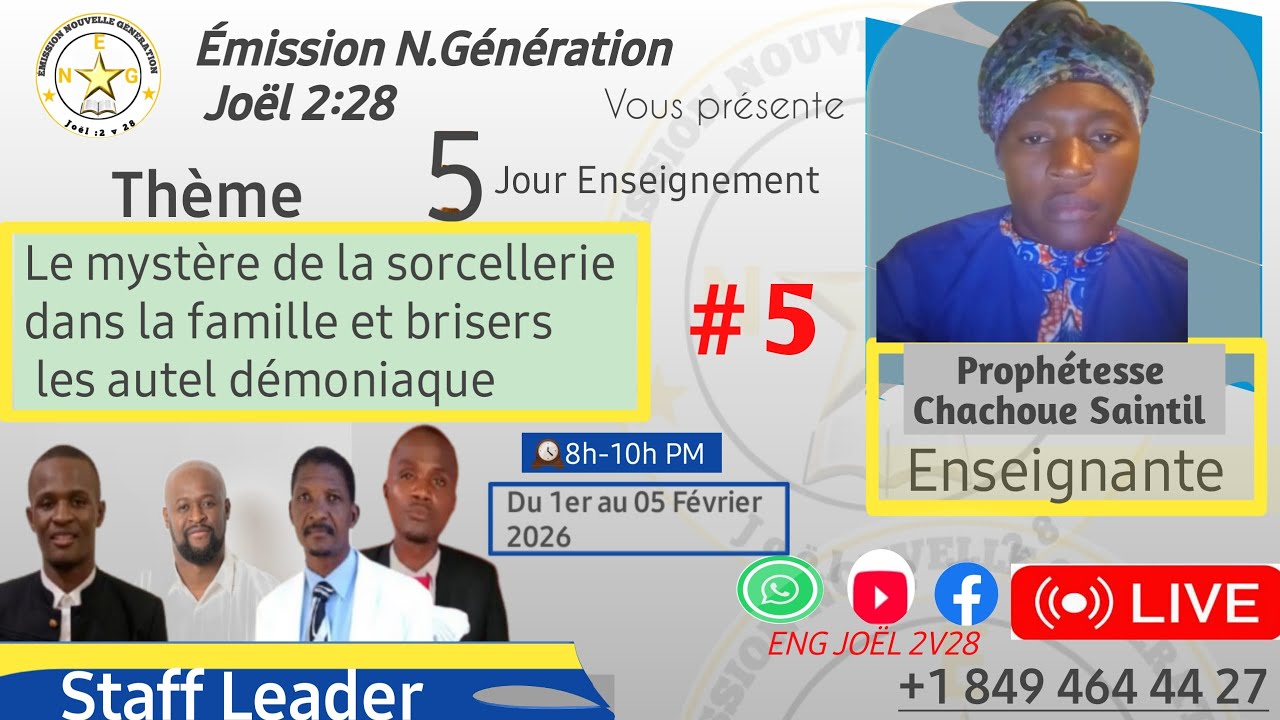 Le Mystère de la sorcellerie dans la famille et briser les autel démoniaques ( Prophètesse Chachoue