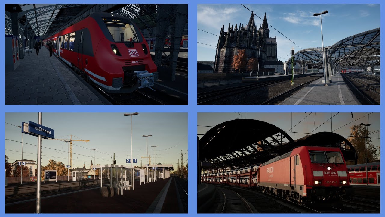 Train Sim World 2 - Schnellfahrstrecke K&ouml;ln trainspotting - K&ouml;ln Hauptbahnhof and K&ouml;ln Ehrenfeld