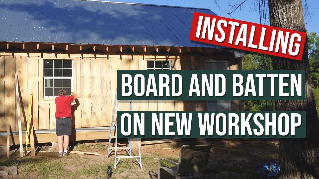 Woodland Mills Portable Sawmill, Sawing Logs Into Board and Batten Siding for The Wood Shop. Part 3