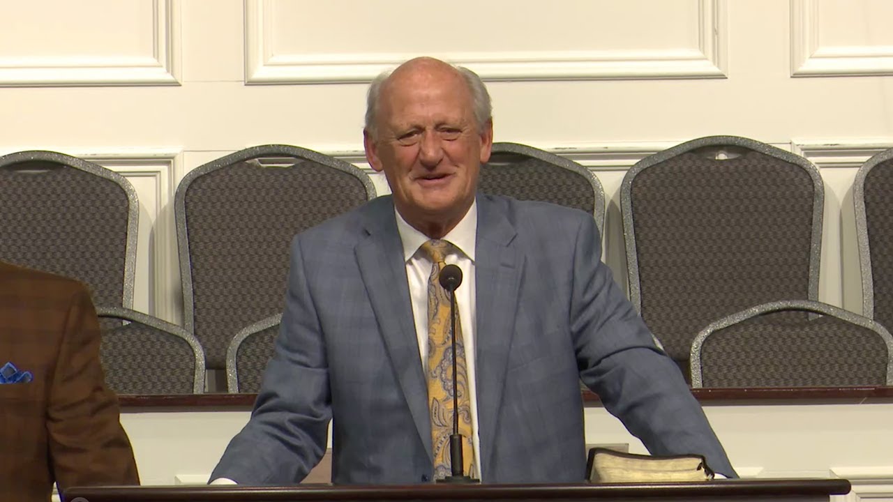 Dr. Jack Trieber preaching 